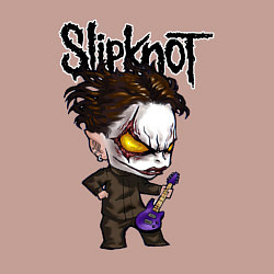 Свитшот хлопковый мужской Slipknot - art, цвет: пыльно-розовый — фото 2