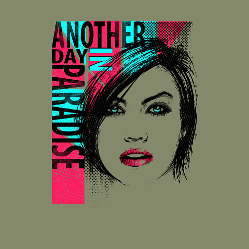 Мужской свитшот Ещё один день в раю / Авокадо – фото 3