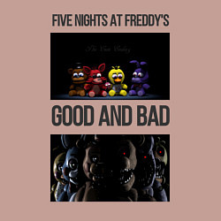 Свитшот хлопковый мужской Freddy good and bad, цвет: пыльно-розовый — фото 2