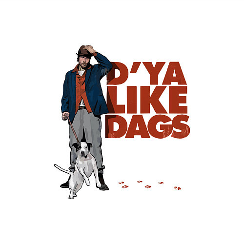 Мужской свитшот Snatch: D'ya Like Dags / Белый – фото 3