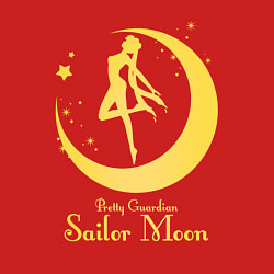 Свитшот хлопковый мужской Sailor Moon gold, цвет: красный — фото 2