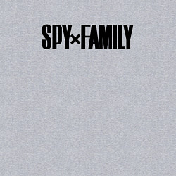 Свитшот хлопковый мужской Spy Family - Logo, цвет: меланж — фото 2