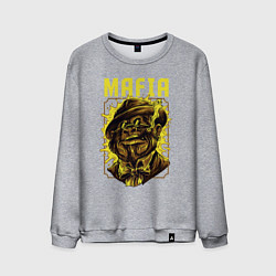 Мужской свитшот Мафия обезьяна с сигарой