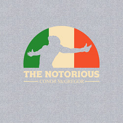 Свитшот хлопковый мужской The Notorious, цвет: меланж — фото 2