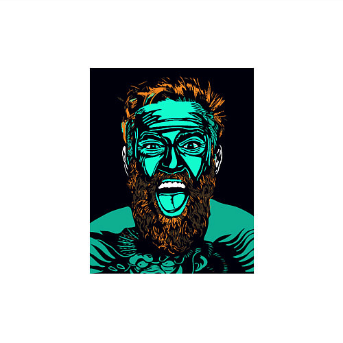 Мужской свитшот Conor Poster / Белый – фото 3