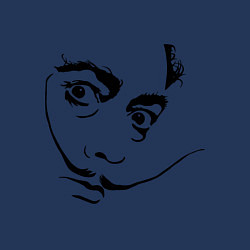 Свитшот хлопковый мужской Salvador Domingo Felipe Jacinto Dali, цвет: тёмно-синий — фото 2