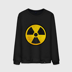 Свитшот хлопковый мужской Atomic Nuclear, цвет: черный