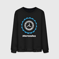 Свитшот хлопковый мужской Mercedes в стиле Top Gear, цвет: черный