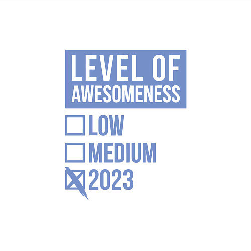 Мужской свитшот Level 2023 / Белый – фото 3