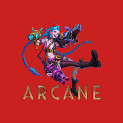Свитшот хлопковый мужской Jinx with guns, цвет: красный — фото 2
