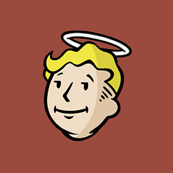 Свитшот хлопковый мужской Holly vault boy, цвет: кирпичный — фото 2