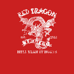 Свитшот хлопковый мужской Red Dragon как у Доктора Хауса, цвет: красный — фото 2