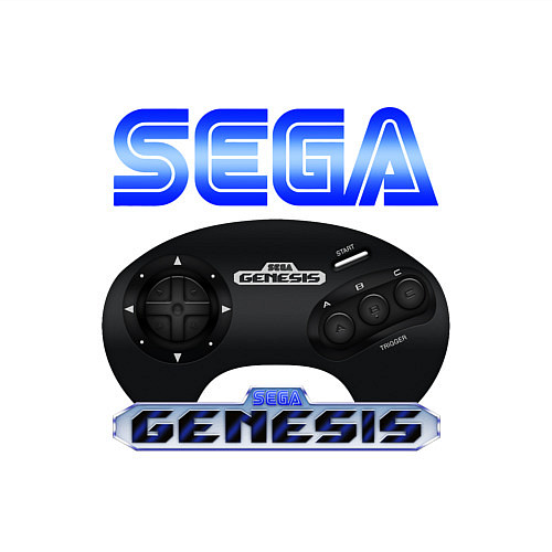 Мужской свитшот Sega genesis joystick / Белый – фото 3