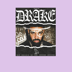 Свитшот хлопковый мужской Drake Ovo Sound, цвет: лаванда — фото 2