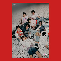 Свитшот хлопковый мужской Stray Kids Maxident, цвет: красный — фото 2