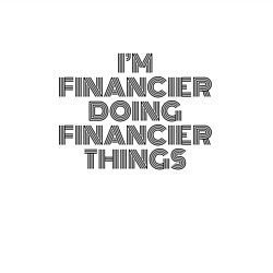 Свитшот хлопковый мужской Im doing financier things, цвет: белый — фото 2