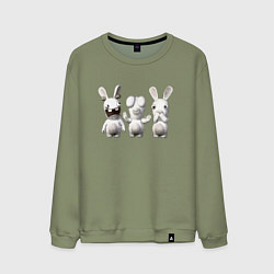 Мужской свитшот Rayman Raving Rabbids - characters