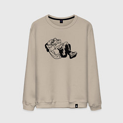 Мужской свитшот Почита и Дэндзи арт