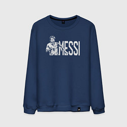 Свитшот хлопковый мужской Football Messi, цвет: тёмно-синий