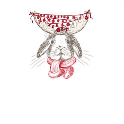 Свитшот хлопковый мужской Кролик - оелнь, цвет: белый — фото 2