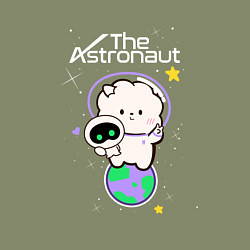 Свитшот хлопковый мужской The Astronaut - Jin, цвет: авокадо — фото 2