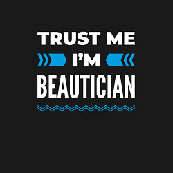 Свитшот хлопковый мужской Trust me Im beautician, цвет: черный — фото 2