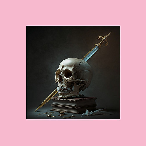 Мужской свитшот Эпоха средневековья / Светло-розовый – фото 3