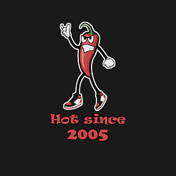 Свитшот хлопковый мужской Hot since 2005, цвет: черный — фото 2