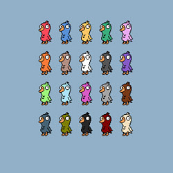 Свитшот хлопковый мужской Все цвета уток - Goose Goose Duck, цвет: мягкое небо — фото 2