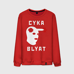 Свитшот хлопковый мужской CS хэдшот, цвет: красный