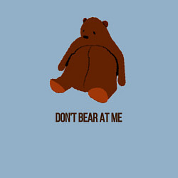 Свитшот хлопковый мужской Dont bear, цвет: мягкое небо — фото 2