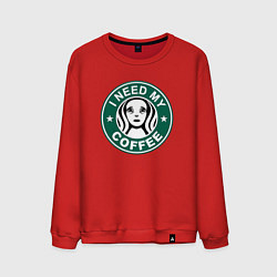 Мужской свитшот I need my cofee