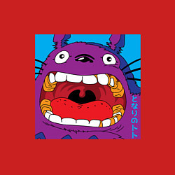 Свитшот хлопковый мужской Violet Totoro, цвет: красный — фото 2