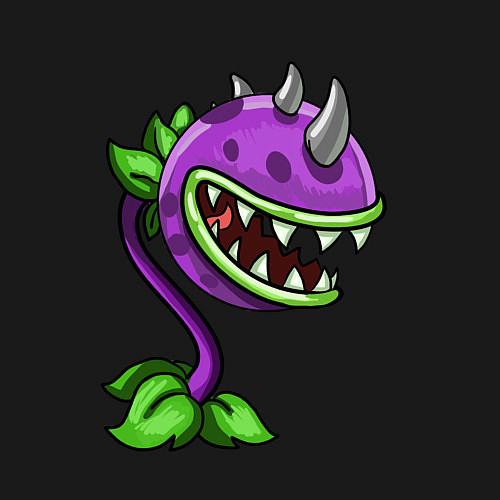 Мужской свитшот Зубастый Чомпер / Черный – фото 3