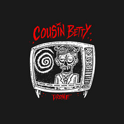Свитшот хлопковый мужской Cousin betty, цвет: черный — фото 2