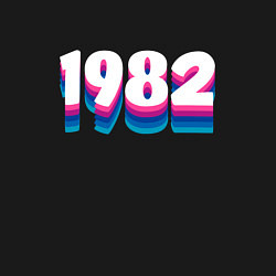 Свитшот хлопковый мужской Made in 1982 vintage art, цвет: черный — фото 2