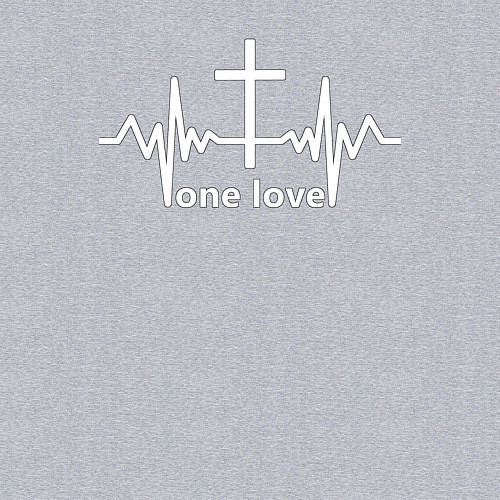 Мужской свитшот Любовь на всю жизнь / Меланж – фото 3