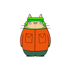 Свитшот хлопковый мужской Totoro Kyle, цвет: белый — фото 2