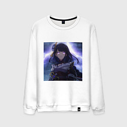 Свитшот хлопковый мужской Raiden love, цвет: белый