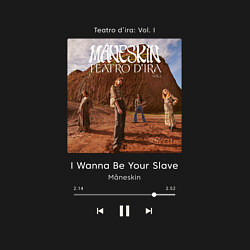 Свитшот хлопковый мужской Maneskin I wanna be your slave, цвет: черный — фото 2
