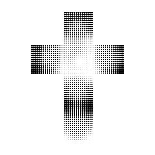 Мужской свитшот Крест православный / Белый – фото 3