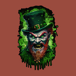 Свитшот хлопковый мужской НеДобрый лепрекон, цвет: кирпичный — фото 2