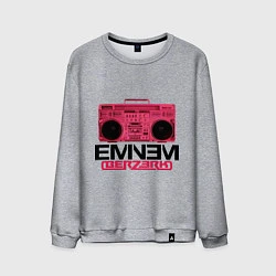 Свитшот хлопковый мужской Eminem Berzerk: Pink, цвет: меланж