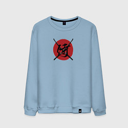 Свитшот хлопковый мужской Samurai sword, цвет: мягкое небо