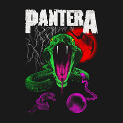 Свитшот хлопковый мужской Pantera rock, цвет: черный — фото 2