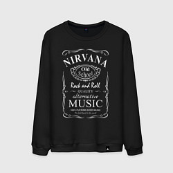 Мужской свитшот Nirvana в стиле Jack Daniels