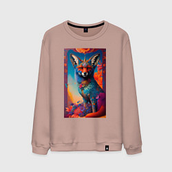 Мужской свитшот Фантастическая лиса