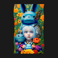 Свитшот хлопковый мужской Мой сосед Тоторо - нейросеть, цвет: черный — фото 2