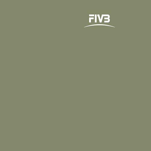 Мужской свитшот Международная федерация волейбола FIVB / Авокадо – фото 3
