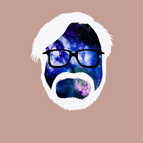 Мужской свитшот Космический Миядзаки / Пыльно-розовый – фото 3